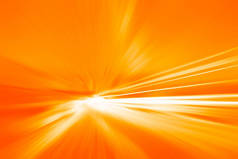 快速移动的高速模糊热橙色火颜色色调