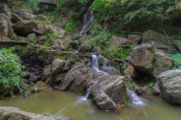 武汉黄皮木兰<strong>天池</strong>风景区，夏末秋初风景