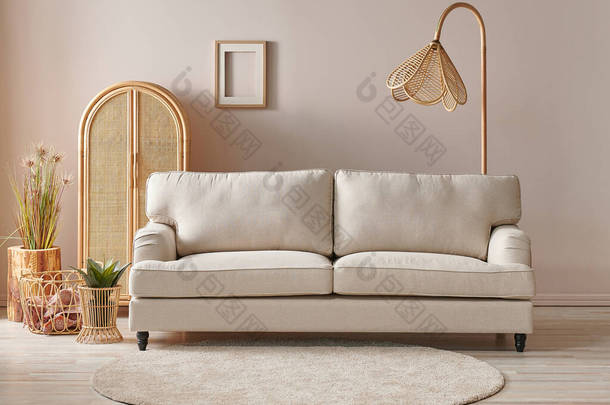 木制家具、沙发和橱柜风格、灯饰和地毯风格.