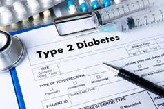 2 型糖尿病医生测试疾病健康医疗概念
