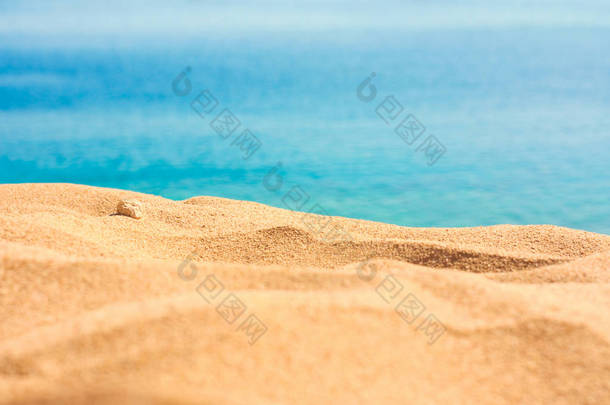 沙滩沙-<strong>旅游</strong>, 海景, 假期和<strong>暑假</strong>的概念, 优雅的视觉效果
