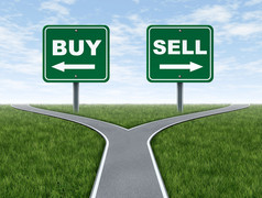 买和卖的决定困境十字路口