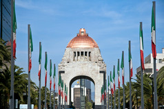 革命，墨西哥直流的纪念碑.