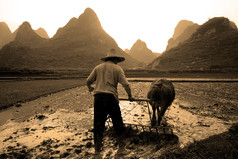 在中国传统制备大米