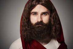 耶稣基督与长长的头发