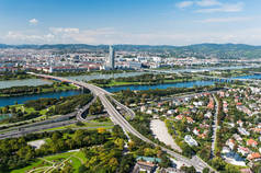 维也纳城市鸟瞰图