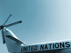 联合国的直升机