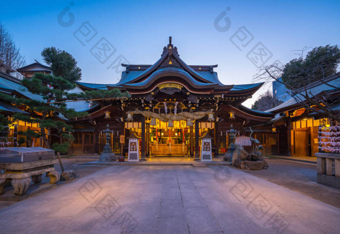 日本福冈博多栉田神社图片-包图网企业站