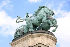 匈牙利布达佩斯的英雄广场纪念碑.