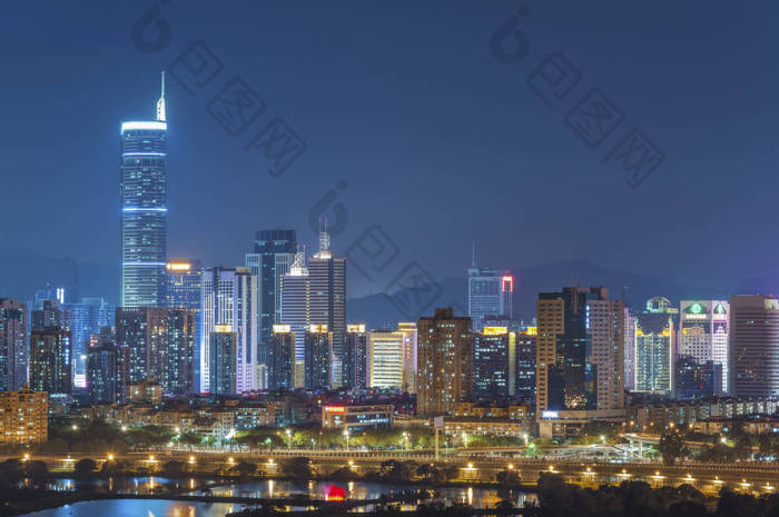 深圳中国的全景视图图片-包图网企业站