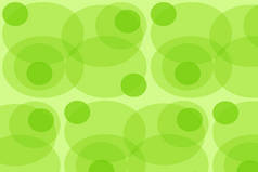 背景椭圆形。抽象有吸引力的散景。绿色圆圈背景。几何形状背景.
