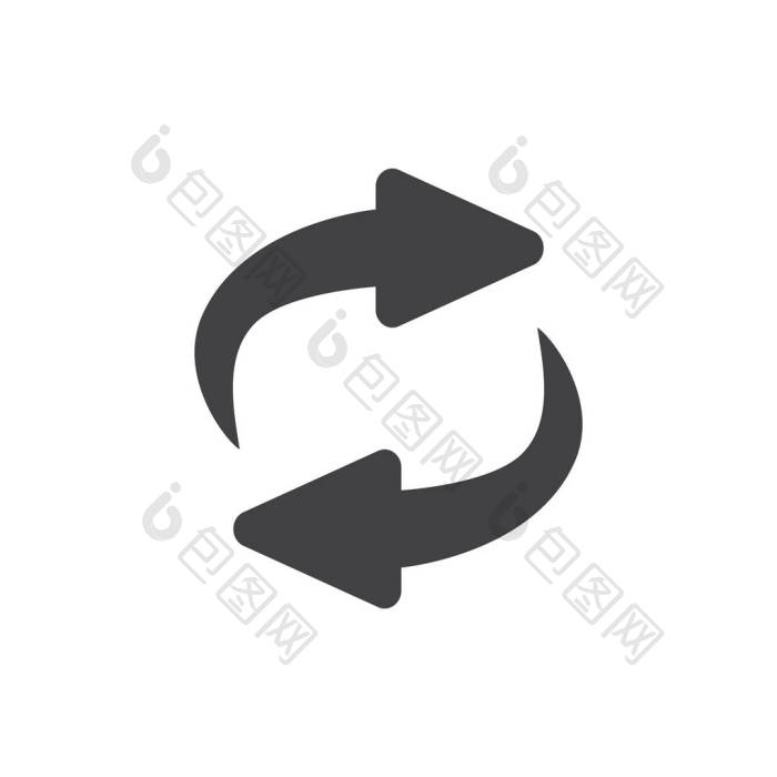 交换图标示例翻过或翻过箭头反转标志图片-包图网企业站