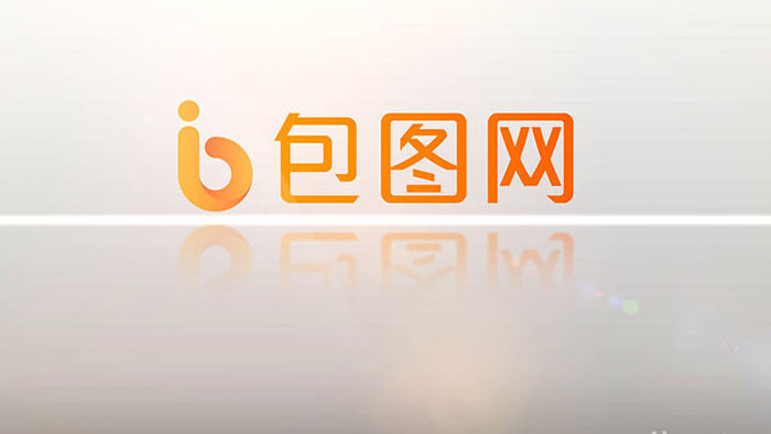 唯美简约LOGO光效演绎模板