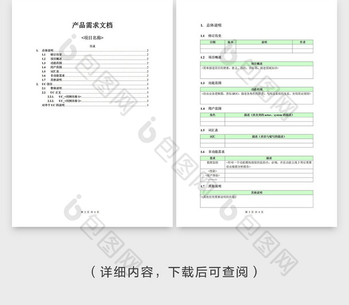 APP购物类产品需求文档(PRD)模板