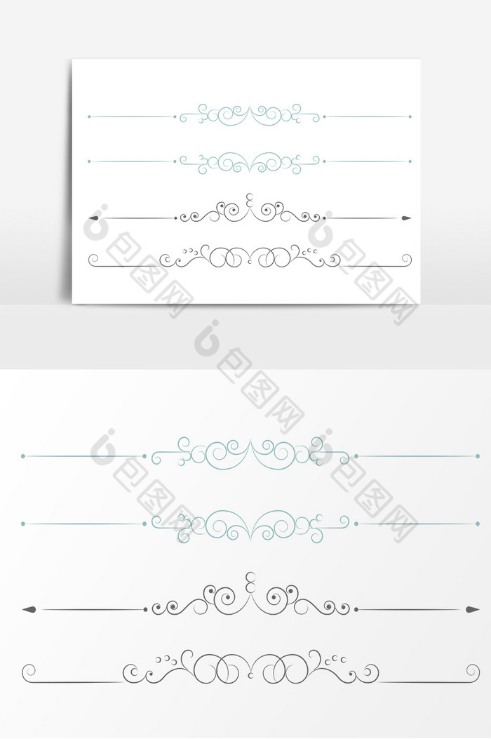 线描线形花边图片图片