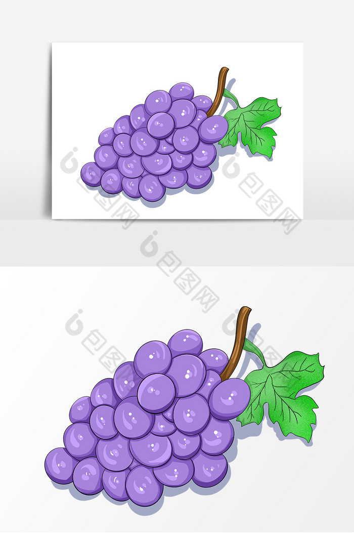 瓜果葡萄形象图片图片