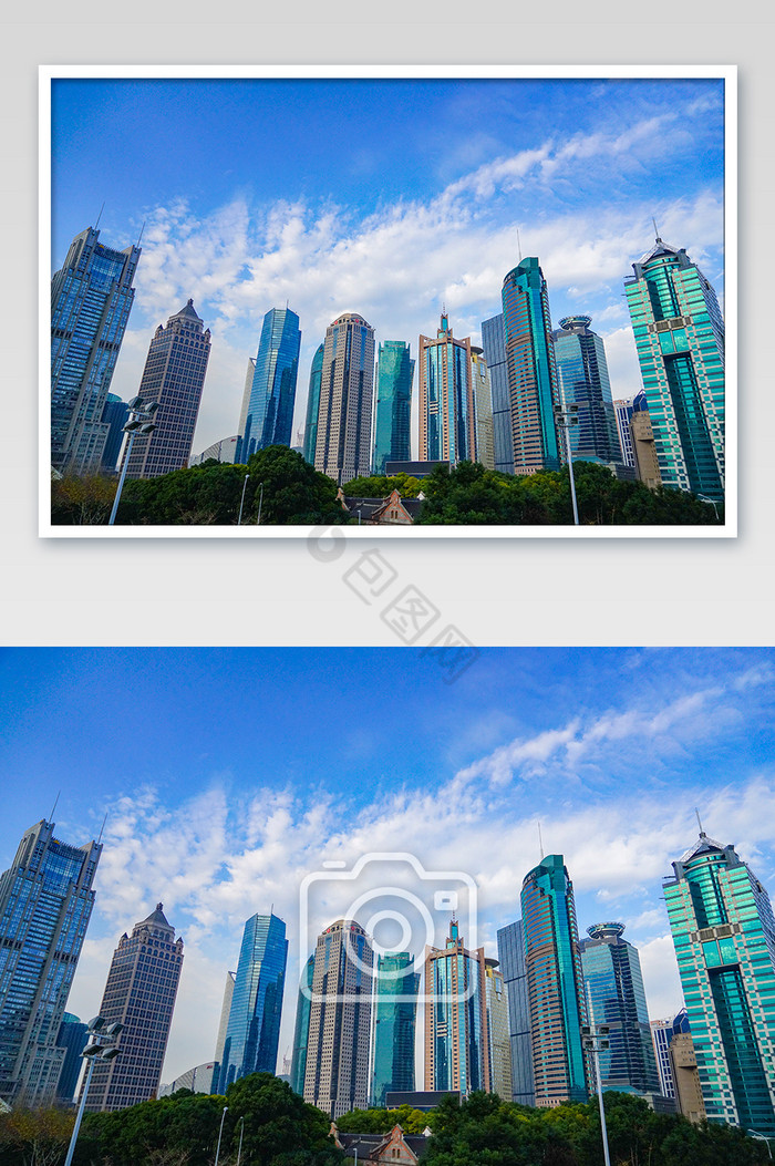 上海陆家嘴高楼大厦建筑摄影图片