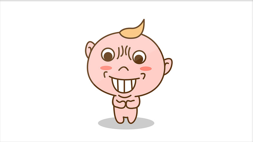 可爱帅气小孩子坏笑动态表情包配图