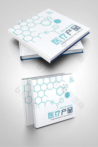 蓝色大气医疗产品医疗科技医疗公司封面图片