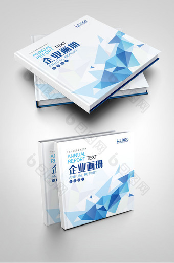 蓝色科技电子互联网网络公司画册封面图片