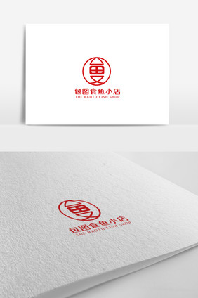 简洁餐饮公司主题logo设计