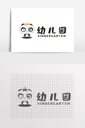 卡通幼儿园logo