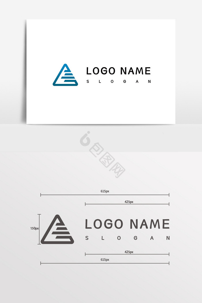 三角企业logo图片