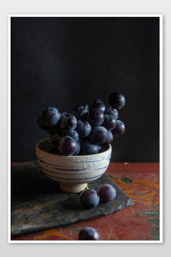 夏日凉爽当季葡萄美味水果饱满摄影图图片