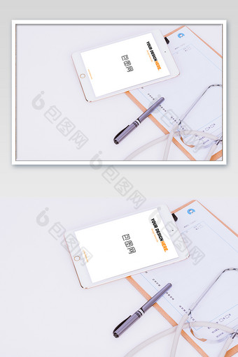 平板电脑电子设备显示屏海报样机图片