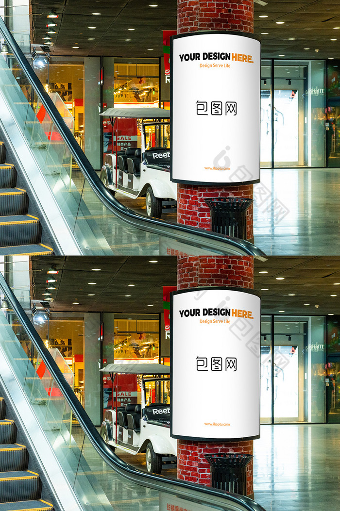 现代购物中心商场圆柱图片图片