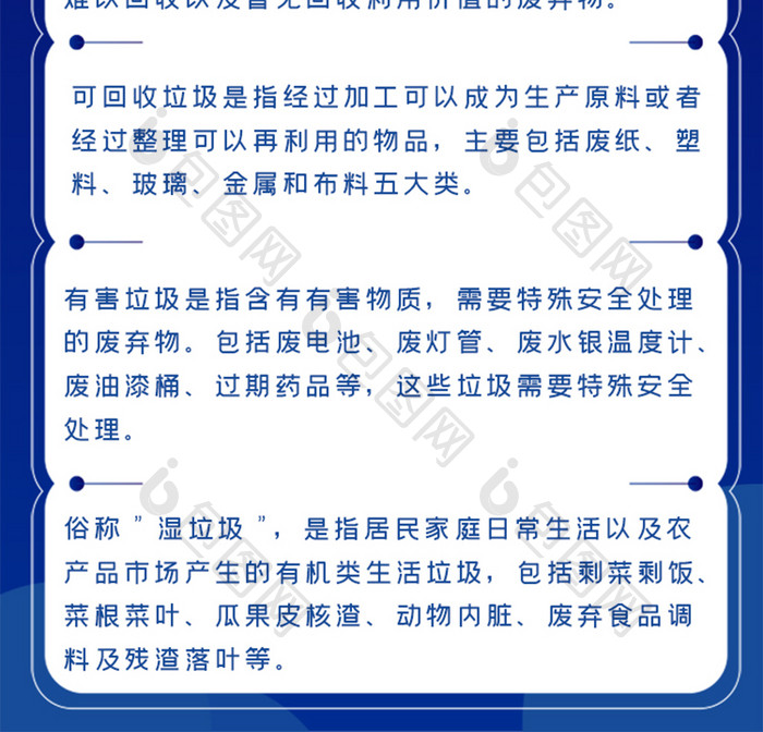 垃圾分类知识H5长图