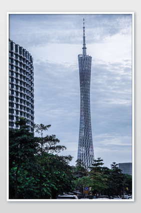 广州地标广州塔珠江新城片