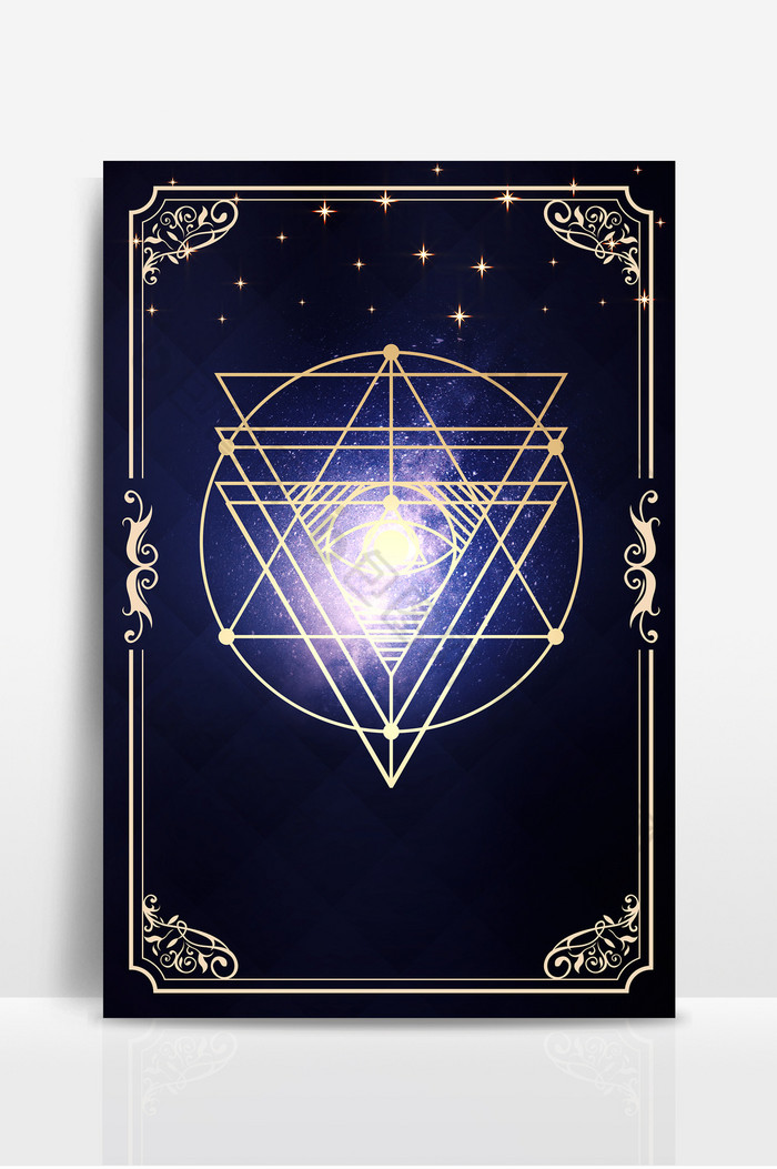 神秘魔法梦幻神话塔罗牌图片模板-包图网