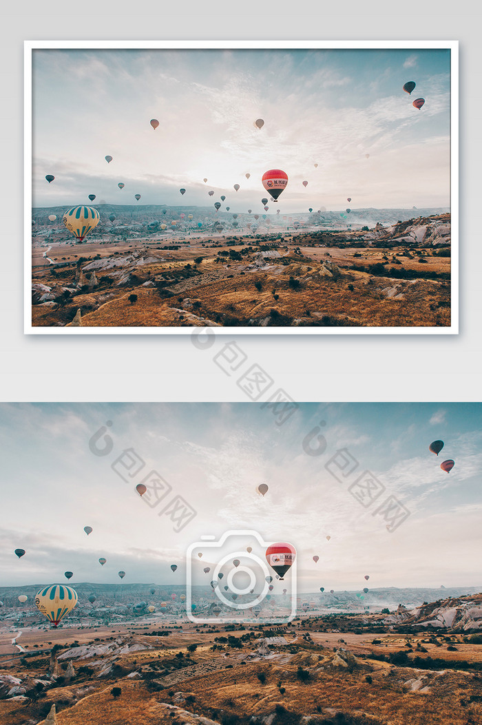 土耳其拉帕多起亚热气球图片图片