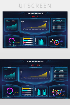 网络销售数据统计汇总可视化界面