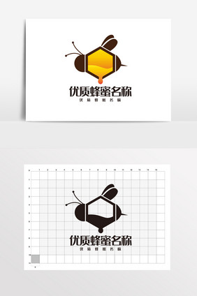 优质蜂蜜 LOGO标志VI