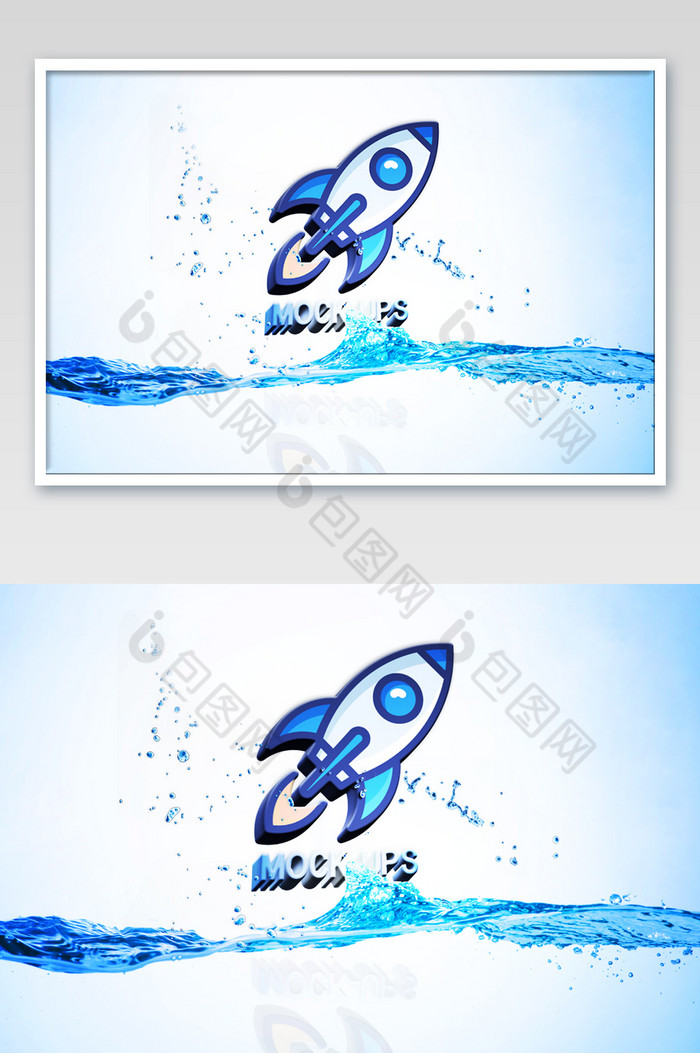 水面浪花水花倒影字logo标志图片图片