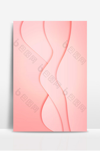 马卡龙色粉红色流体渐变海报背景图片