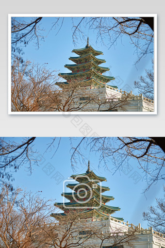 韩国传统绿色建筑图片