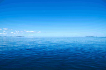 斐济旅游蔚蓝的大海天空摄影图