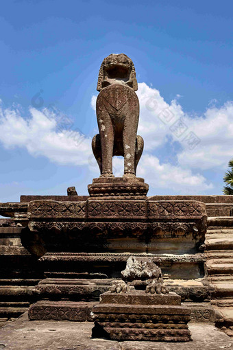 柬埔寨寺庙吉祥物旅游建筑摄影图