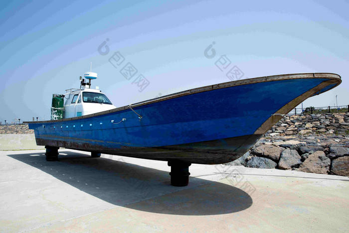 轮船行业户外海洋工具摄影图