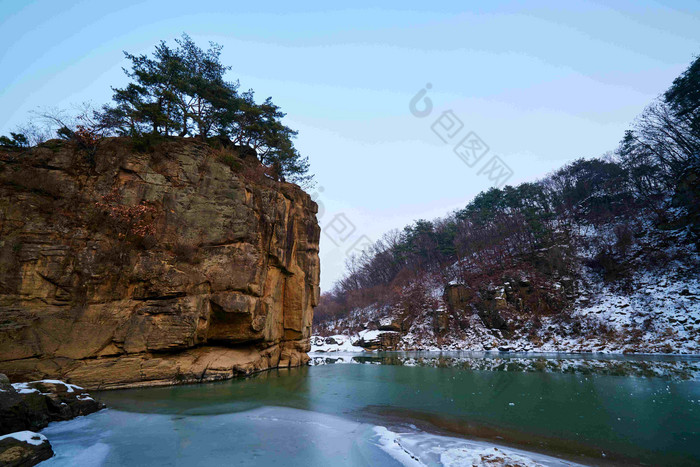 Goseokjeong馆冬天冰