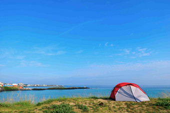 帐篷野营Hamdeok夏天