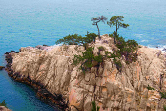 公园海洋岛屿岩石风景摄影图