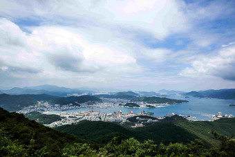 风景场景户外天空海天一色摄影图