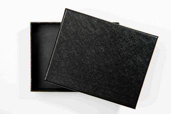 黑色盒子礼物盒样机素材摄影图
