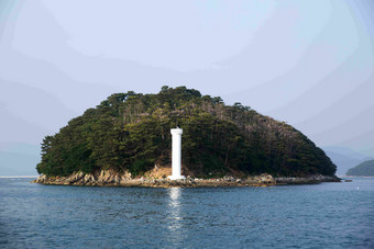 海洋岛屿公园风景摄影图