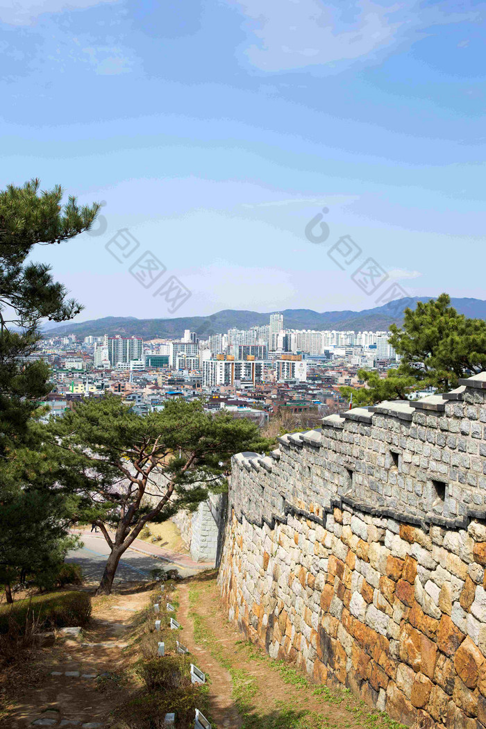 水韩国华城堡垒文化