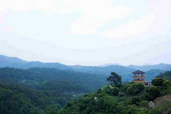 Guksabong天文台瞭望台山